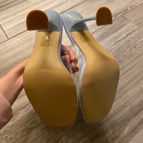 Clear Blue Heels - Picture 5 of 5